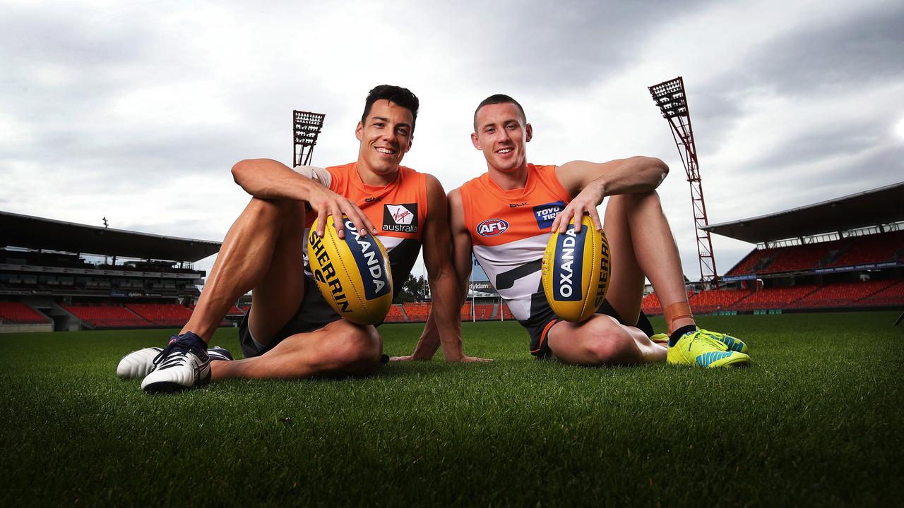 Dylan Shiel and Tom Scully are unlikely to be at the GWS Giants in 2019. Picture: Phil Hillyard
