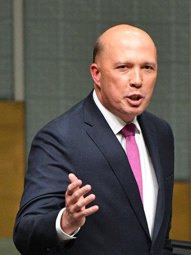 Peter Dutton could be after the top job. Picture: AAP Image/Mick Tsikas