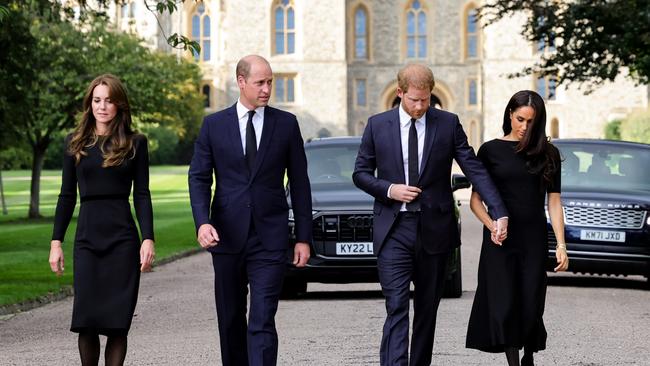 The two royal couples put on a rare united front. Picture: Chris Jackson - WPA Pool/Getty Images