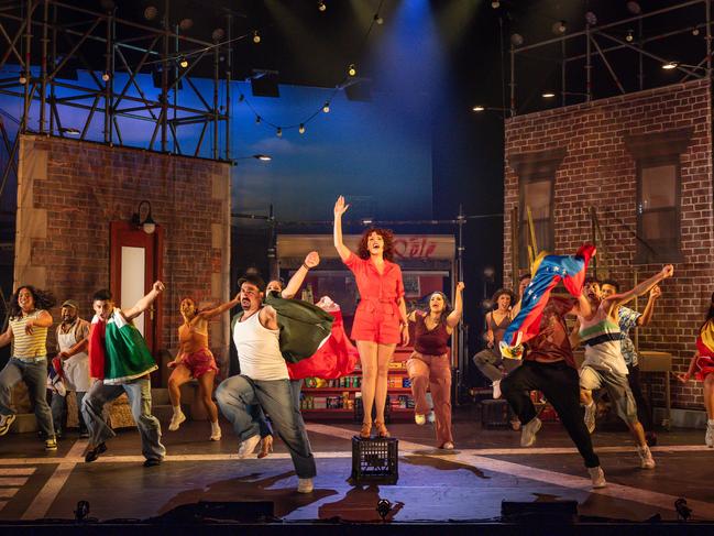 The cast of Sydney Opera House's production of In The Heights. Picture: Daniel Boud