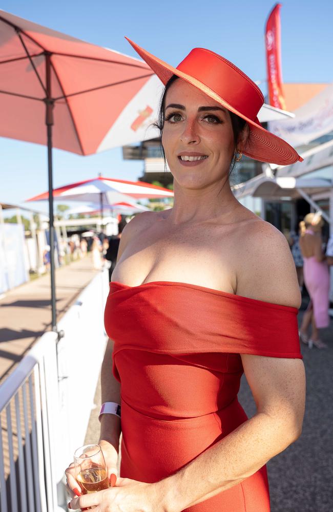 Triona O’Shaughnessy at the 2023 Darwin Cup Carnival Ladies Day. Picture: Pema Tamang Pakhrin