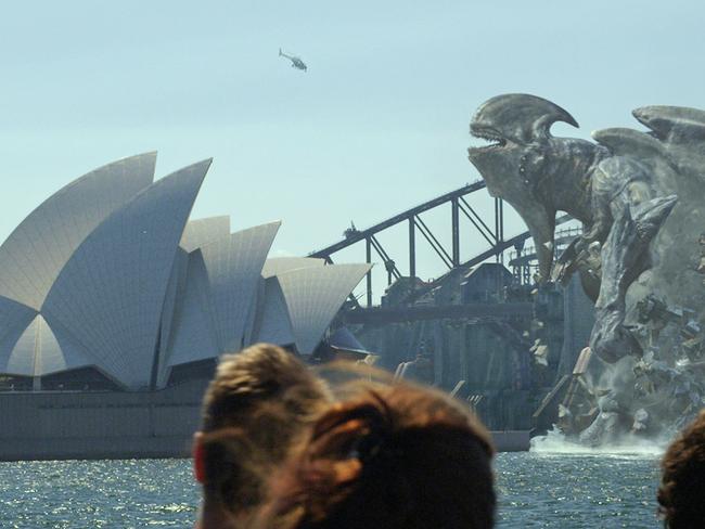 A Kaiju attacks Sydney Harbour in Pacific Rim - Film movies sunday telegraph