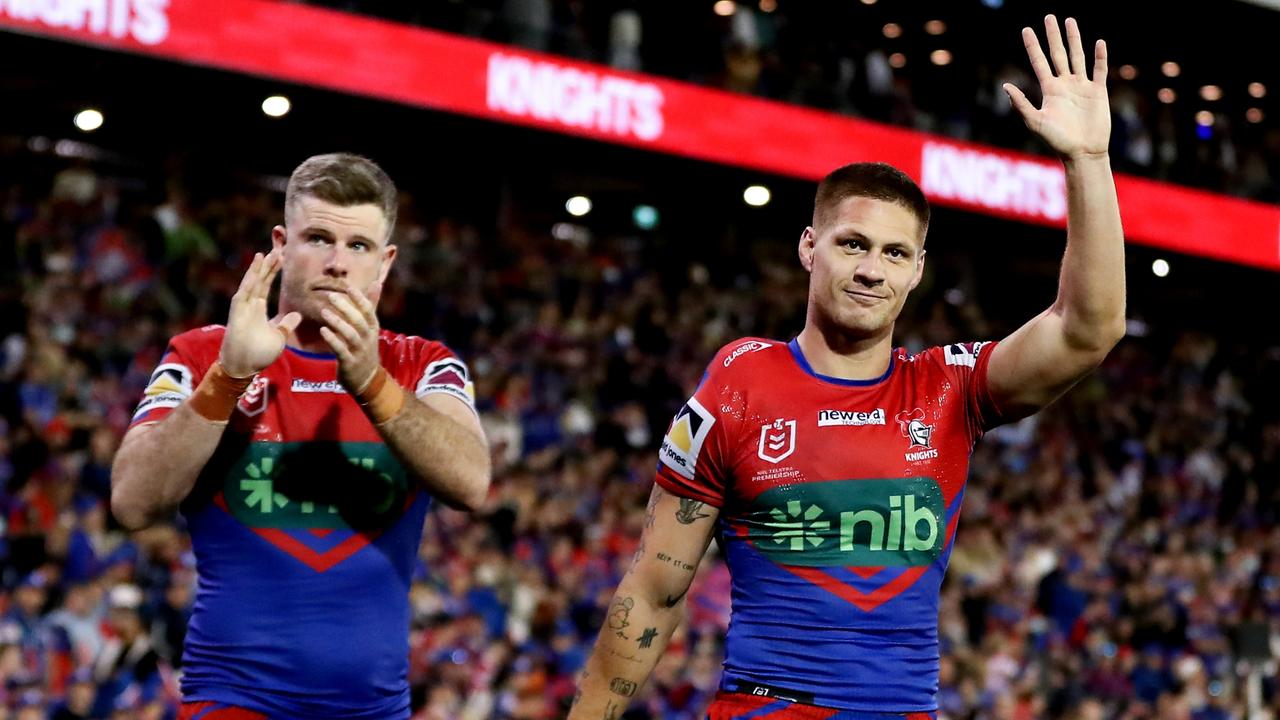 Can Kalyn Ponga and the Knights keep it going? (Photo by Brendon Thorne/Getty Images)