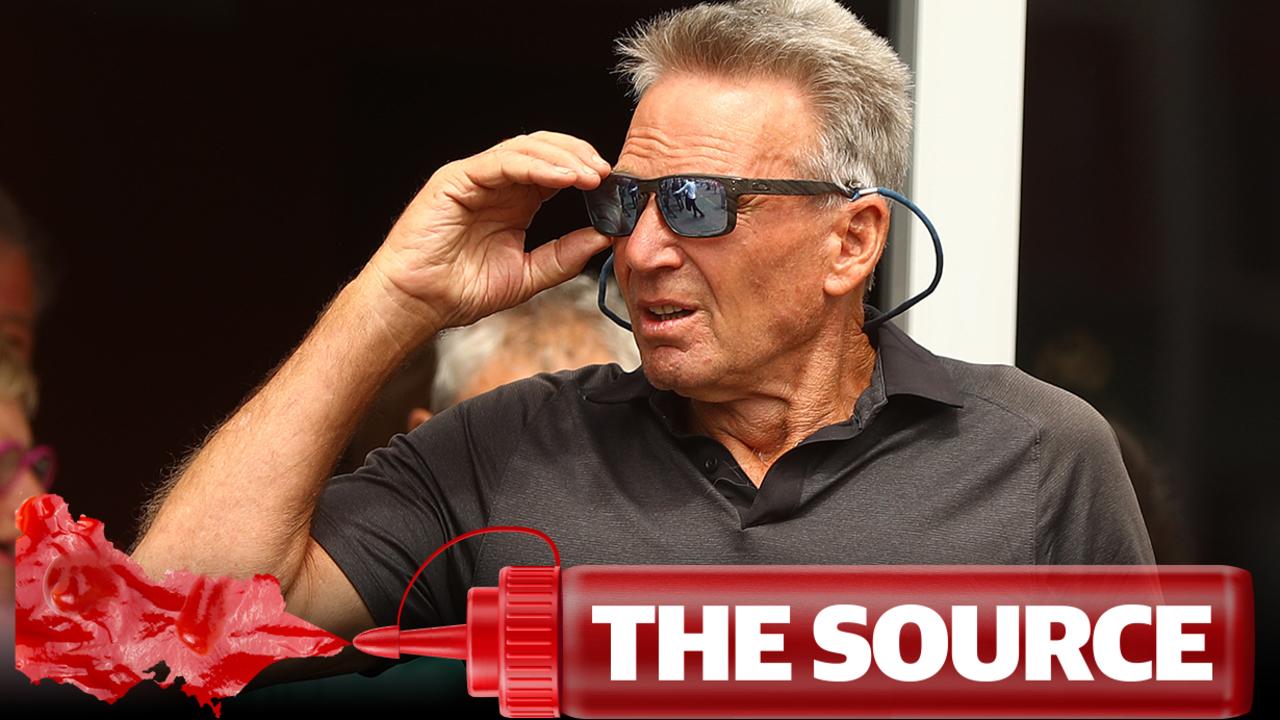 Centenarian hits the gas to flee Sam Newman interview request