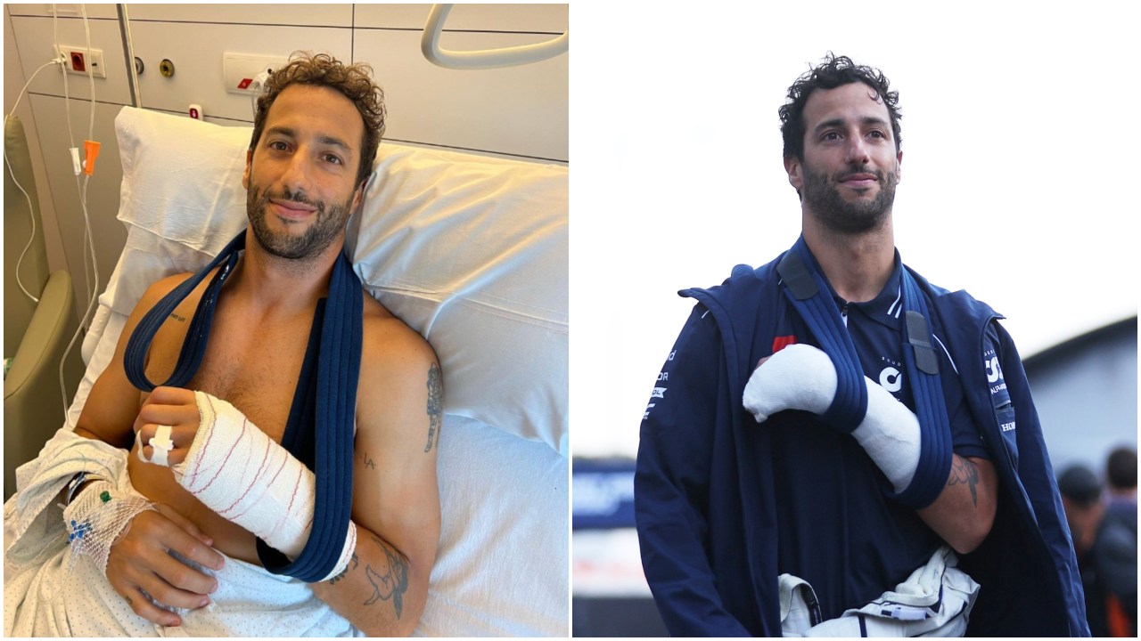 Formula 1 driver Daniel Ricciardo shares update from hospital bed after ...