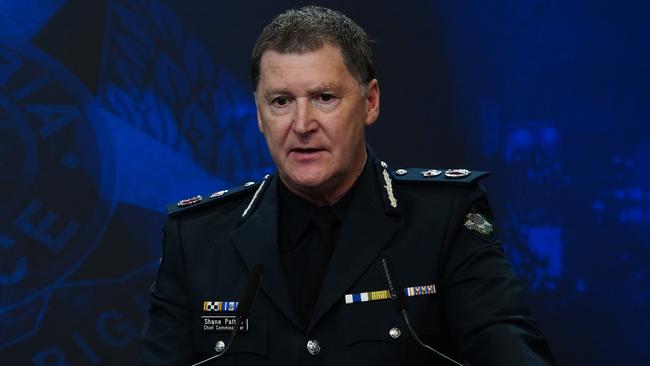 There has been no advertising carried out for a replacement for Chief Commissioner Shane Patton. Picture: Luis Enrique Ascui