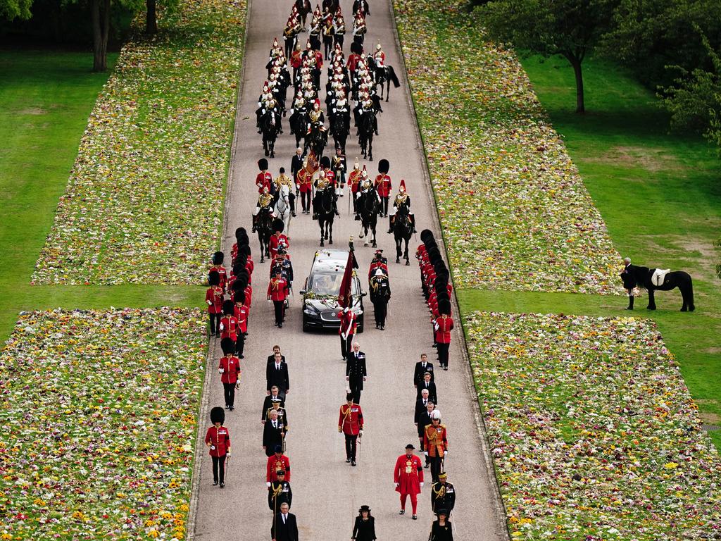 The pony was often ridden by the Queen around the grounds of Windsor Castle. Picture: Getty Images