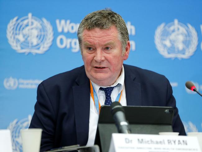 World Health Organisation Michael Ryan. Picture: Pierre Albouy/AFP