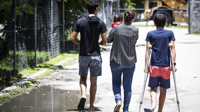 Refugees on Nauru in September. Picture: Jason Oxenham / AP