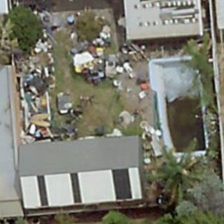 An aerial view of the Fair View Crescent, Ridgehaven property. Picture: Supplied/MetroMap.com.au