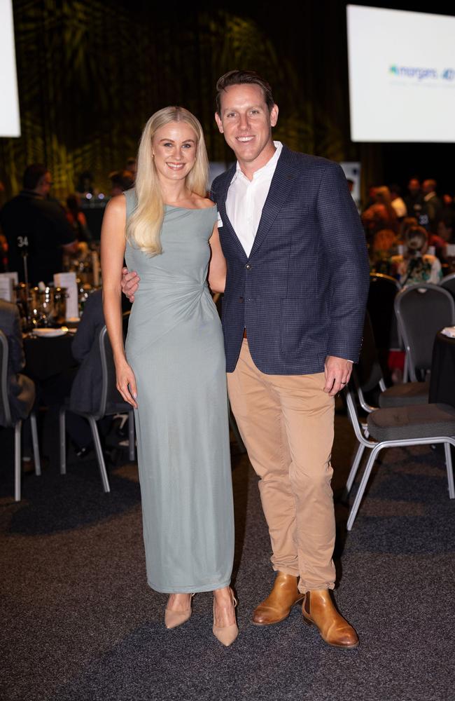 Jacqueline Bojanowski, Glenn O’Kearney at the YP Gold Coast City Leaders Forum, 2023. Picture: Celeste Humphrey