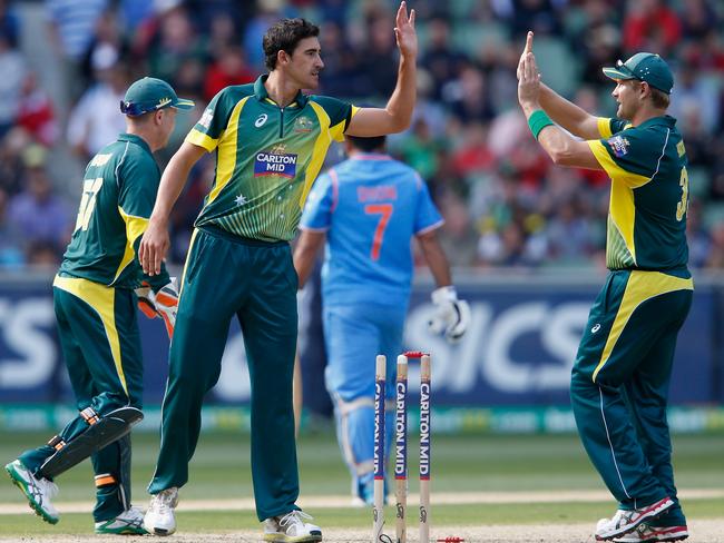 Mitchell Starc took six wickets against India at the MCG back in January.