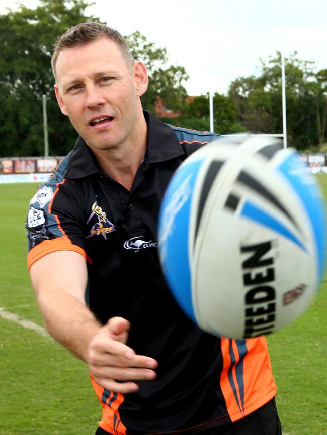 Easts Tigers coach Scott Sipple.