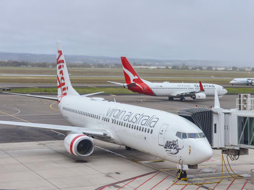 Virgin will resume flights on the Sydney-Canberra route from January. Picture: NCA NewsWire/Brenton Edwards