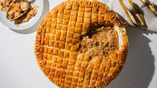 Country-style chicken pot pie. Picture: Nikki To
