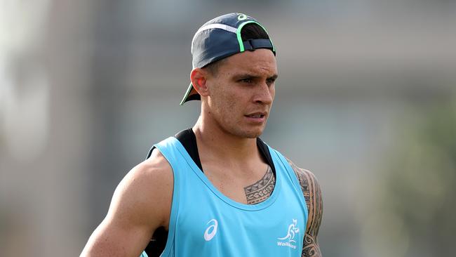 TOKYO, JAPAN - SEPTEMBER 27:  Matt Toomua of Australia looks on during a training session at Urayasu Park on September 27, 2019 in Tokyo, Japan. (Photo by Dan Mullan/Getty Images)