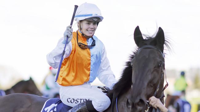 Winona Costin looks a great chance in the Jockey Challenge. Picture: Getty Images