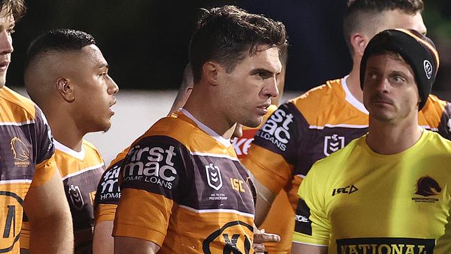 Brodie Croft continues to struggle for the Broncos. Picture: Getty Images