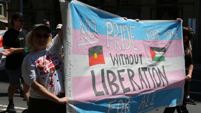 TasPride pride march Hobart 2025. Picture: Elise Kaine
