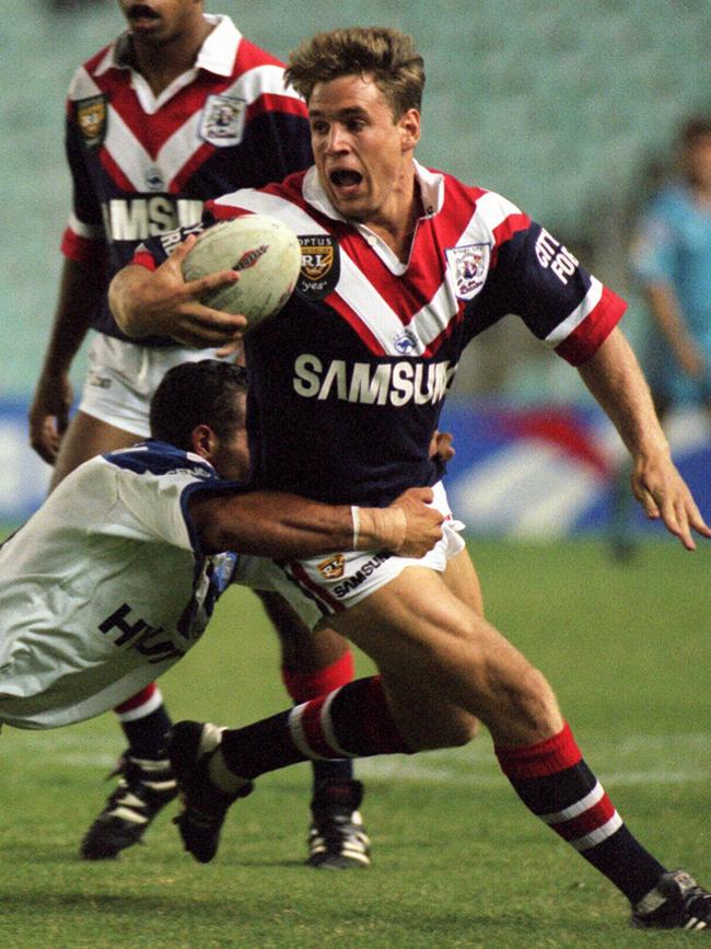 Peter Jorgensen with the Sydney Roosters in 1996.