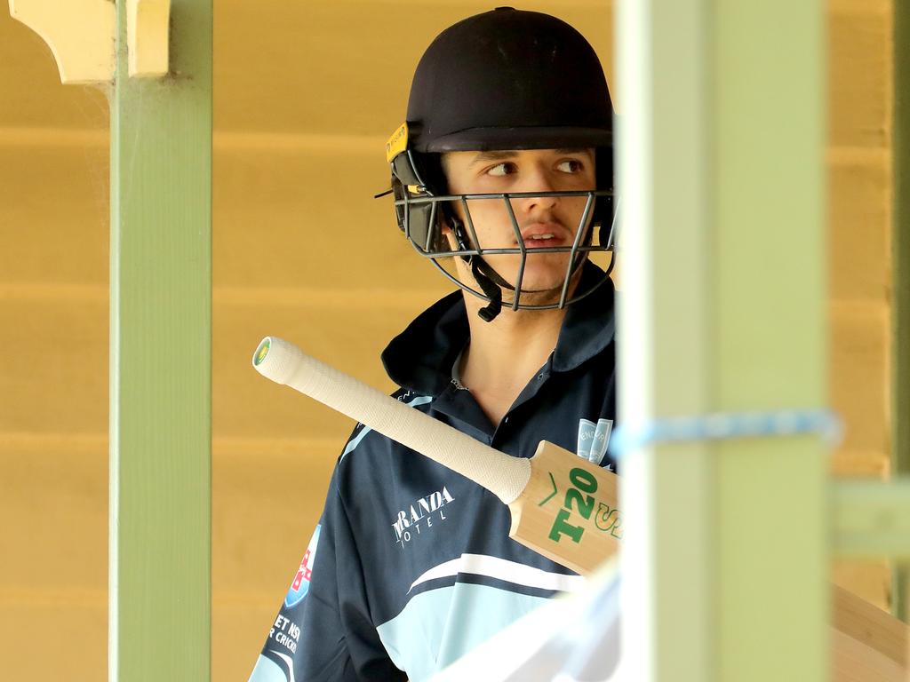 Sam Konstas is considered the most prodigious batter in New South Wales, smashing the under-16 Green Shield runs record last season. (Photo by Jeremy Ng/Newscorp Australia)