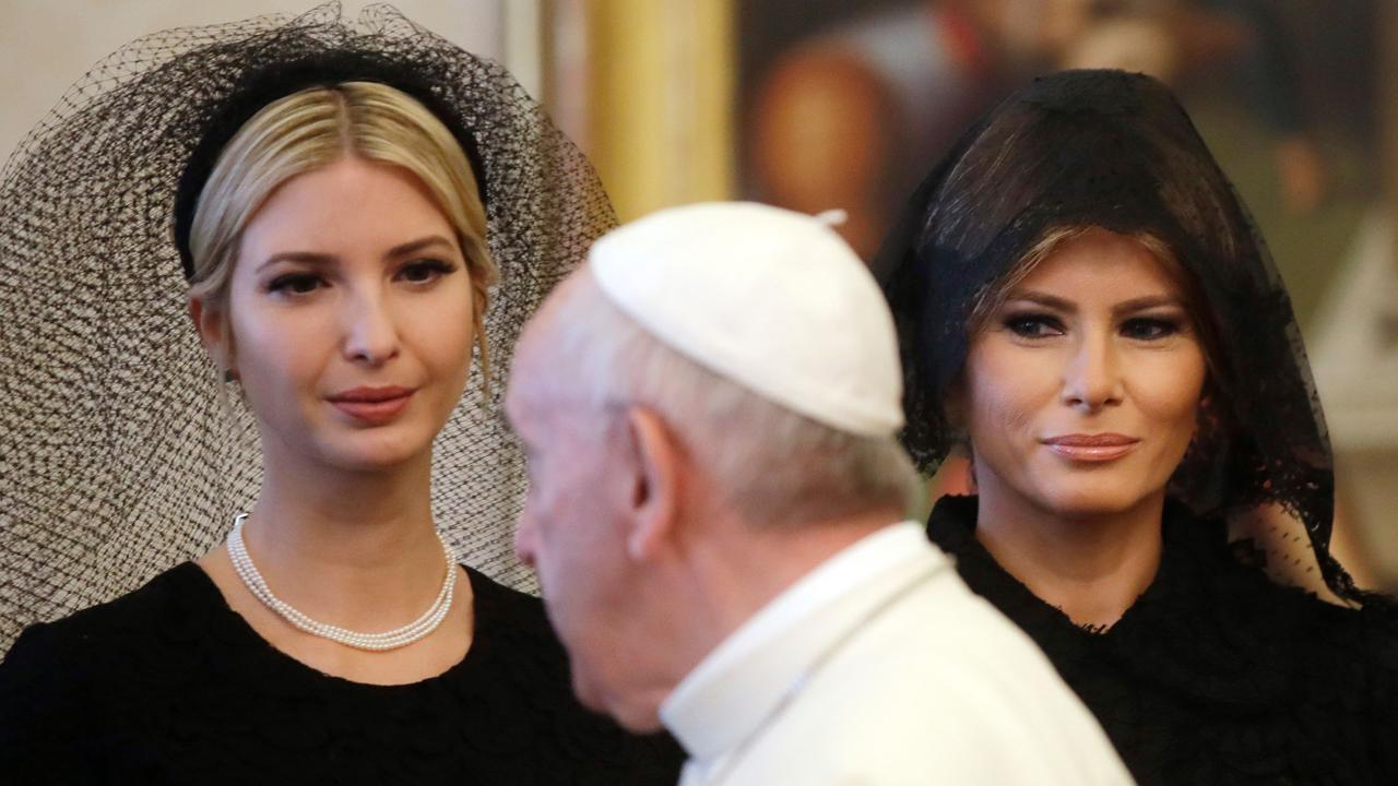 A new book alleges a power struggle between Ivanka and Melania Trump. Picture: Alessandra Tarantino/AFP