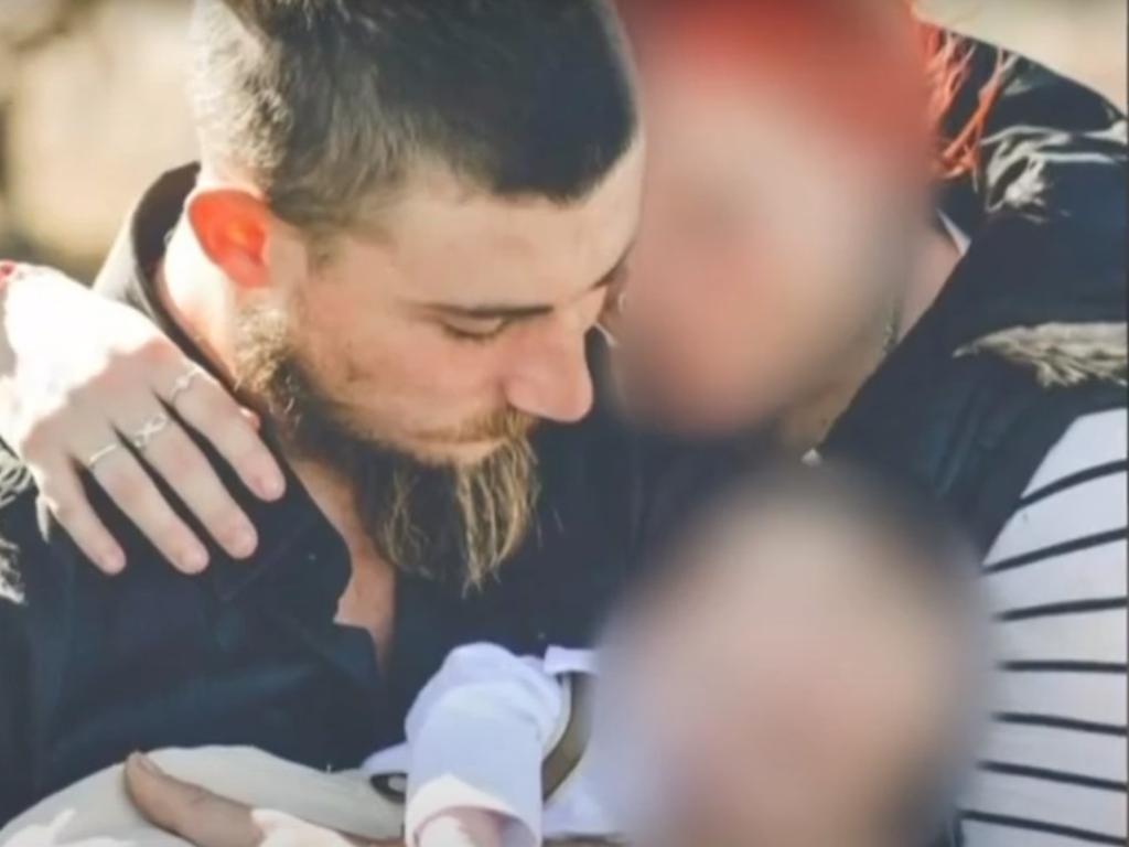 Jordan Moore is in hospital after allegedly being set on fire. Picture: 7News