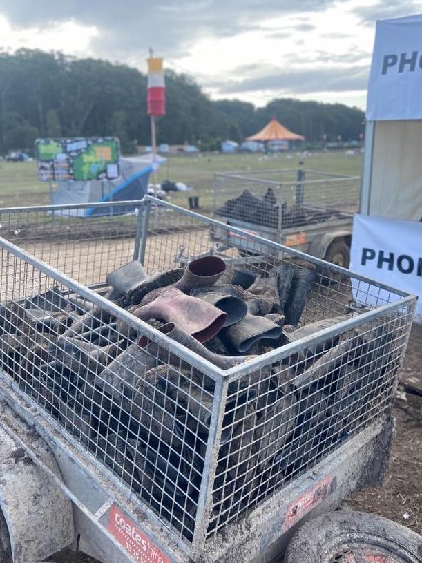 Locals criticised the rubbish left behind. Picture: Facebook