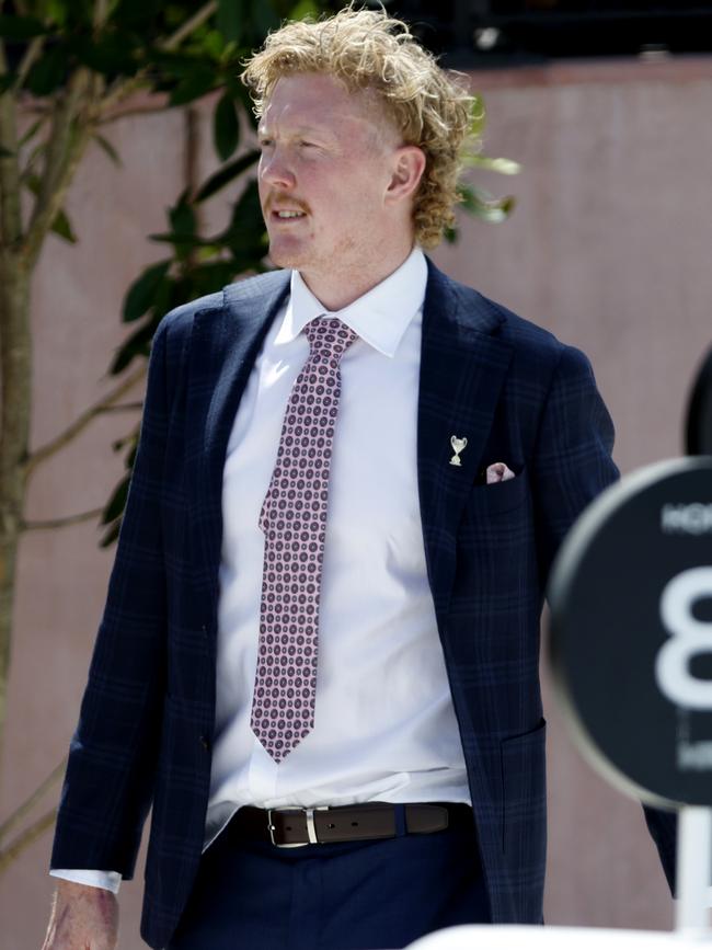 Clayton Oliver at the Caulfield Cup. Picture: Michael Klein