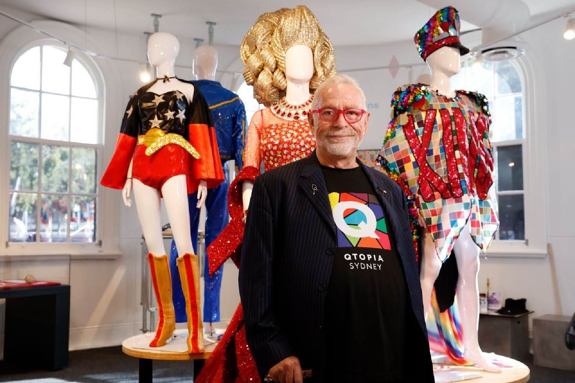David Polson (emeritus founding chair) at Qtopia Sydney. Image credit: Richard Dobson