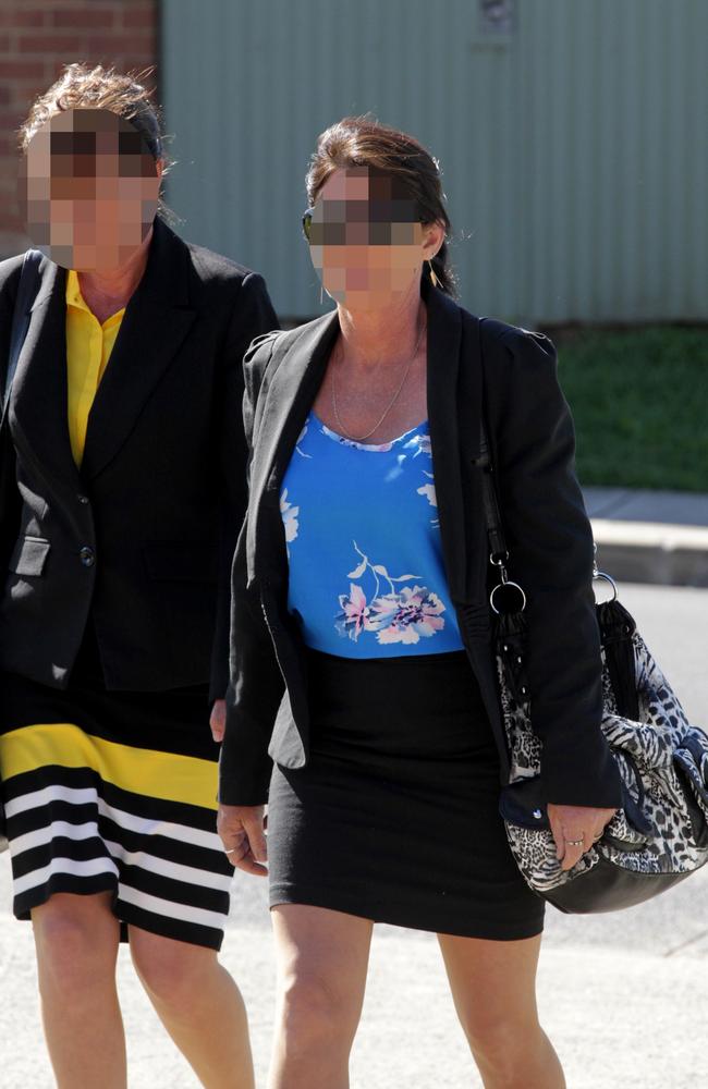 Incest family matriarch Betty Colt (above with a family member at Moss Vale court) was jailed in 2014 for attempting to kidnap two sons out of foster care. Picture: New Corp.