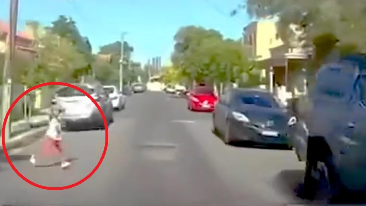 The video from the DVR shows how the girl was hit by a car on the ...