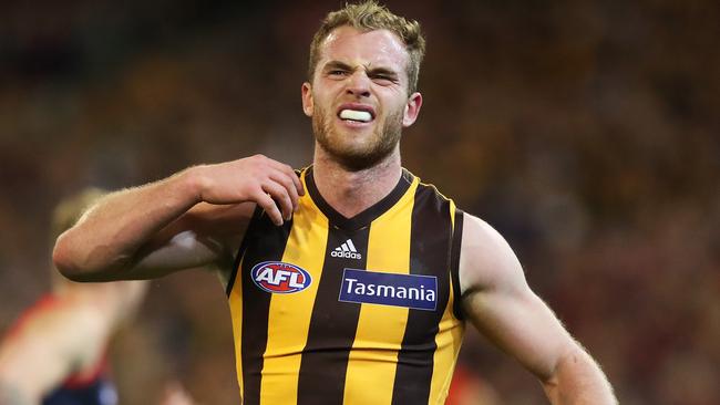 Hawthorn’s Tom Mitchell is favourite for the Brownlow. Picture: Phil Hillyard