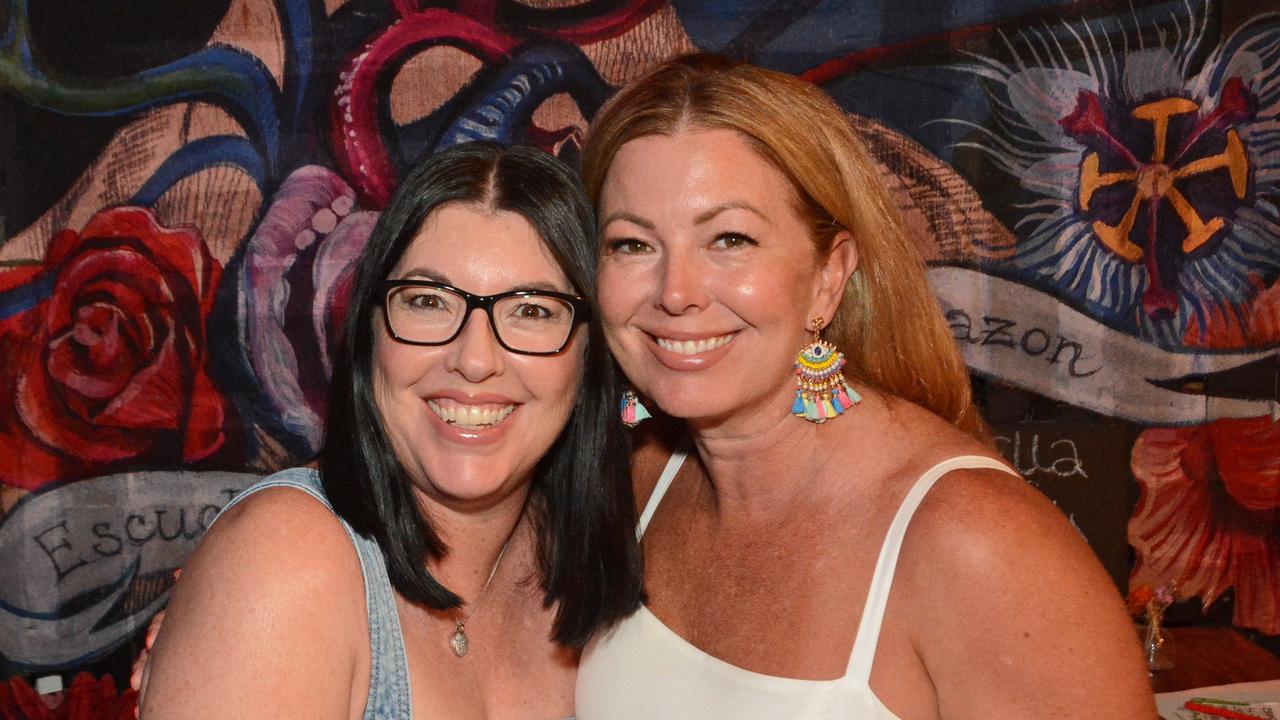 Lisa Hatton and Stacey Kendall at Drag Queen Bingo, Miami Marketta. Pic: Regina King