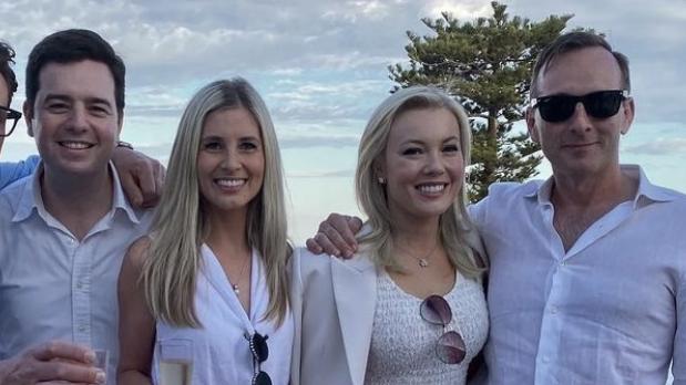 Chris and Hollie Nasser, and Ellie and Charlie Aitken. It is believed Hollie Nasser and Charlie Aitken are still very much together. Picture: Instagram