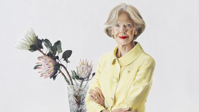 Quentin Bryce 2016 by Michael Zavros is in the collection of the National Portrait Gallery, Canberra Commissioned with funds provided by Tim Fairfax AC in 2016