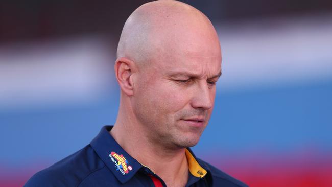 Adelaide coach Matthew Nicks has apologised for his club's effort against the Roos. Picture: AFL Photos/Getty Images