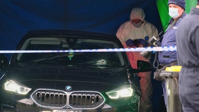Despite the efforts of ambulance crews the man died. Picture: NCA NewsWire / Luis Enrique Ascui