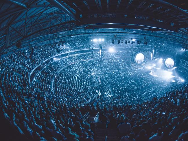 Inside the Hillsong Conference.