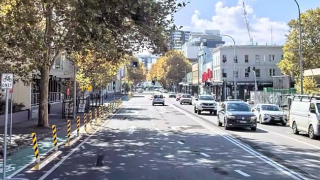 A photo of Hunter St at Newcastle West.