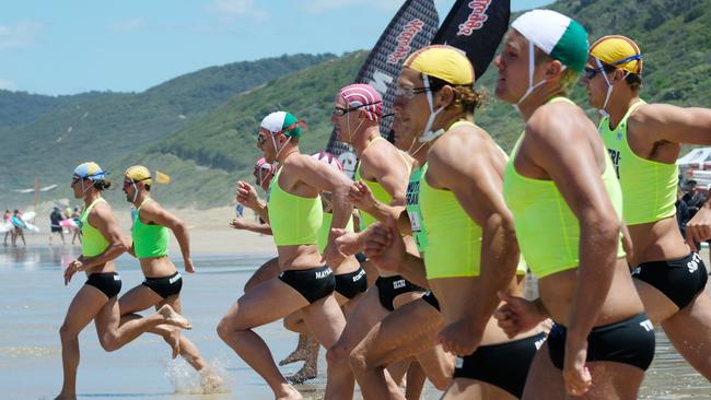 Athletes in the Nutri-Grain Ironman and Ironwoman Series. Picture: Mark Wilson.