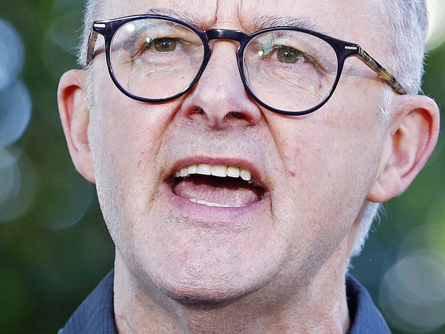 13/5/22 FEDERAL ELECTION 2022. LABOR BUS TOUR.Federal Labor leader Anthony Albanese pictured on Fitzroy Island to discuss his policy on climate change and saving the Great Barrier Reef.  Picture: Sam Ruttyn