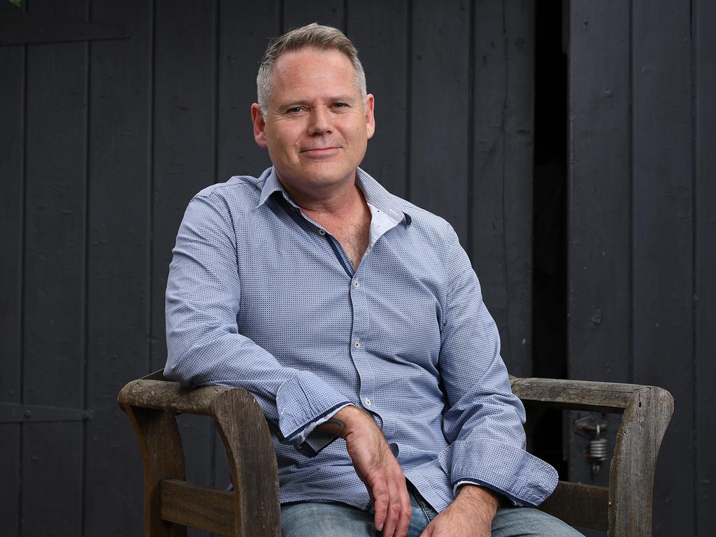 Brett Martin at home in Croydon, Sydney. Picture: NCA NewsWire/Joel Carrett