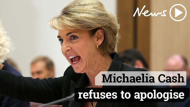 Michaelia Cash refuses to apologise