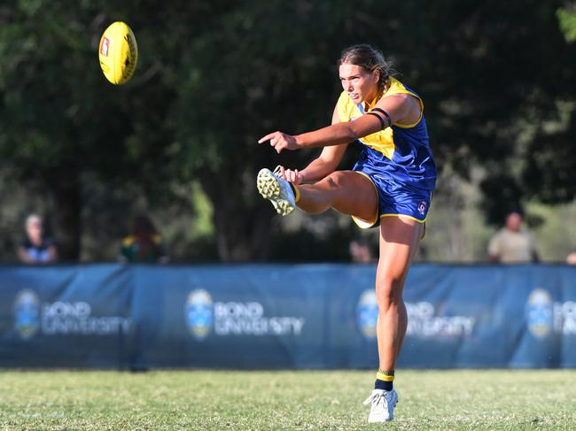 Bond University Australian rules player Havana Harris. Picture: Cavan Flynn.