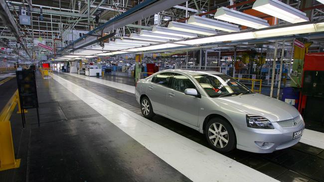 Funds were sought to produce the Mitsubishi 380 at the Tonsley plant in Adelaide. Picture: Kelly Barnes