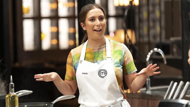 MasterChef 2020 runner-up Laura Sharrad, who runs a bar in Adelaide with her husband.