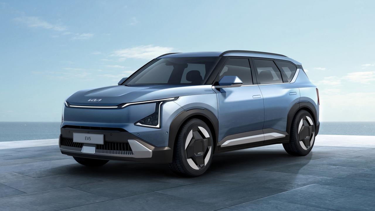 The mid-size Kia EV5 is due to land in showrooms later this year.