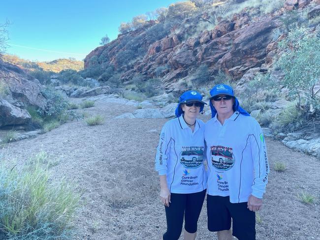 Toowoomba couple on track to raise thousands for brain cancer research