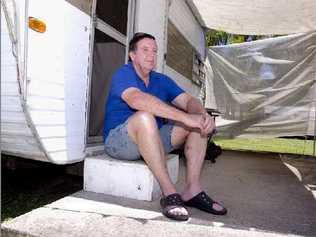 Peter Osborn, spokesman for fellow long-term residents of the Lismore Tourist Caravan Park who have gained a reprieve from eviction next week. Picture: Mireille Merlet-Shaw